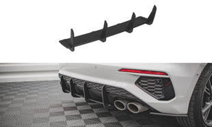 Maxton Street Pro Rear Diffuser Audi S3 Sportback 8Y - Black-Red