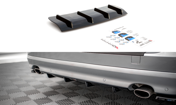 Maxton Rear Valance Volvo V70 Mk3 - Gloss Black