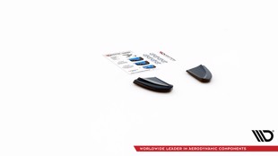 Maxton Rear Side Splitters Fiat 500 Abarth Mk1 Facelift - Gloss Black