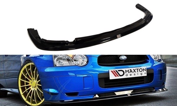 Maxton Front Splitter Subaru Impreza Wrx Sti (Blobeye) - Gloss Black