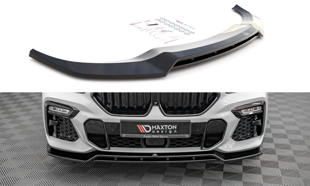 Maxton Front Splitter V.2 BMW X6 M-Pack G06 - Gloss Black