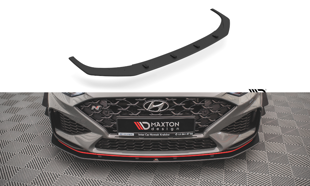 Maxton Street Pro Front Splitter Hyundai I30 N Hatchback/Fastback Mk3 Facelift - Black-Red