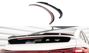 Maxton Spoiler Cap Audi Q4 E-Tron Sportback Mk1 - Gloss Black