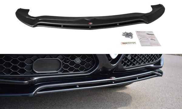 Maxton Front Splitter V.2 Alfa Romeo Stelvio - Gloss Black