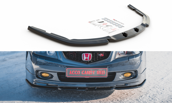Maxton Front Splitter V.3 Honda Accord Mk7 Type-S - Gloss Black