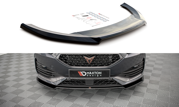 Maxton Front Splitter V.2 Cupra Leon - Gloss Black