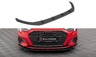 Maxton Street Pro Front Splitter Audi A3 8Y - Black-Red