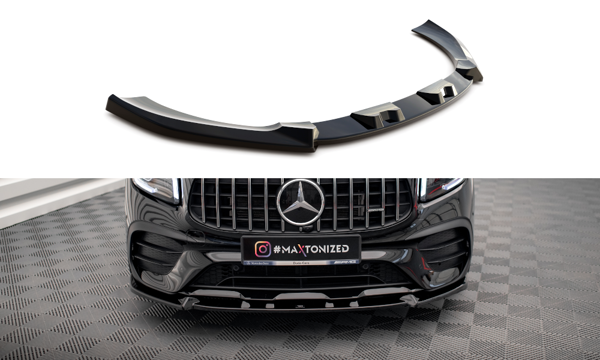 Maxton Front Splitter V.1 Mercedes-Amg Glb 35 X247 - Gloss Black