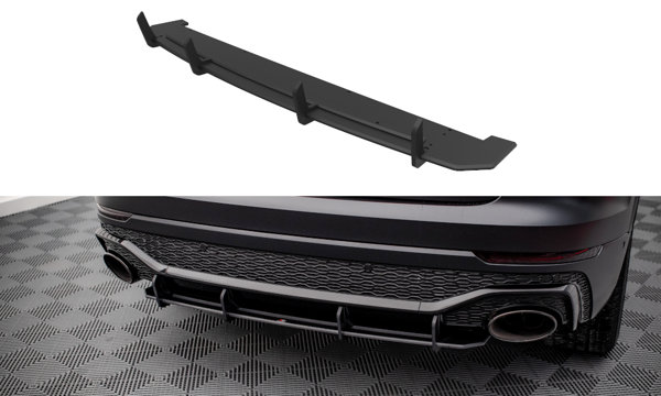 Maxton Street Pro Rear Diffuser Audi RSq8 Mk1 - Black