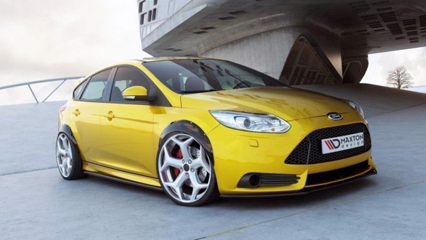 Maxton Fenders Extension Ford Focus St Mk3  - Gloss Black