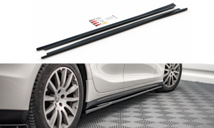 Maxton Side Skirts Diffusers Maserati Ghibli Mk3 - Gloss Black