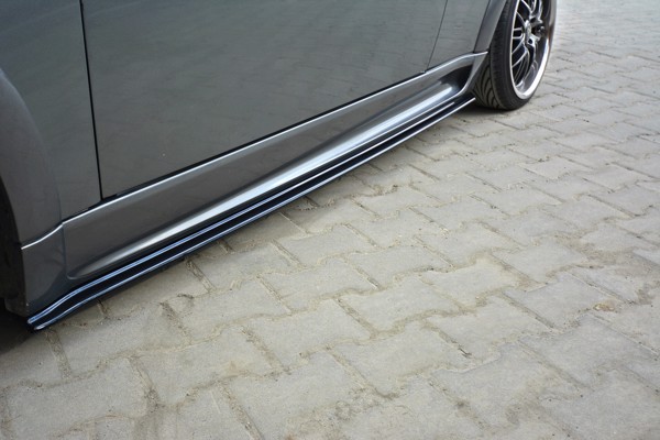 Maxton Side Skirts Diffusers Mini R53 Cooper S Jcw - Gloss Black