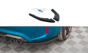 Maxton Rear Side Splitters V.3 BMW M2 F87 - Gloss Black