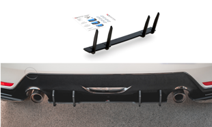 Maxton Racing Durability Rear Diffuser Toyota Gr Yaris Mk4 - Black-Red