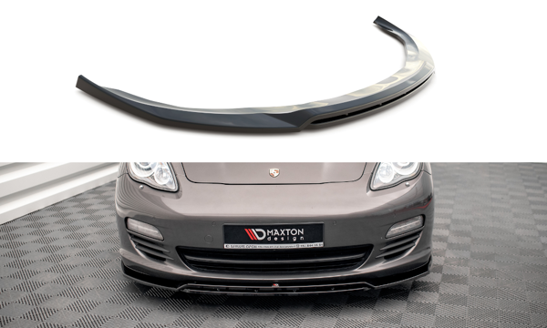 Maxton Front Splitter V.1 Porsche Panamera / Panamera Diesel 970 - Gloss Black