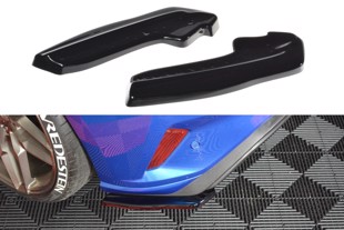Maxton Rear Side Splitters V.1 Ford Focus St-Line - Gloss Black