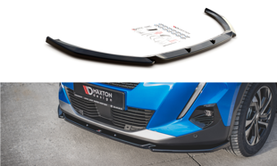 Maxton Front Splitter V.2 Peugeot 2008 Mk2 - Gloss Black