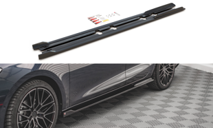 Maxton Side Skirts Diffusers V.2 Seat Leon Fr Mk4 / Cupra Leon  - Gloss Black