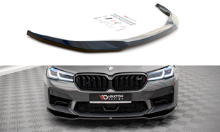 Maxton Front Splitter V.2 BMW M5 F90 Facelift - Gloss Black