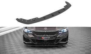 Maxton Street Pro Front Splitter BMW 3 M-Pack G20 / G21 - Black-Red