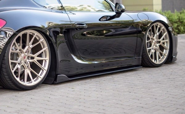 Maxton Side Skirts Diffusers Porsche Cayman Mk2 981C