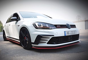 Maxton Front Splitter VW Golf Mk7 Gti Clubsport - RED