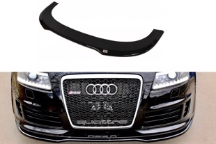 Maxton Front Splitter Audi RS6 C6 - Gloss Black