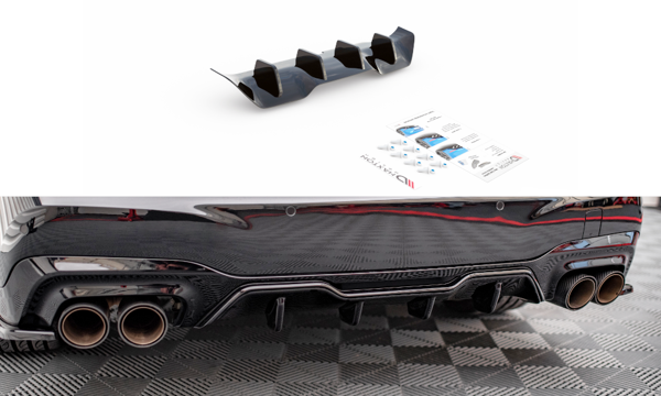 Maxton Rear Valance BMW M235I Gran Coupe F44 - Gloss Black