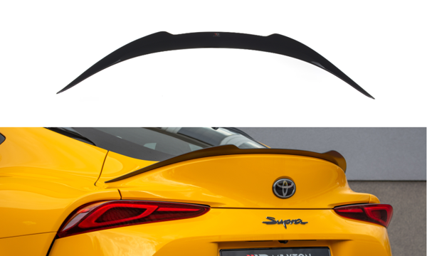 Maxton Spoiler Extension Toyota Supra Mk5 - Gloss Black