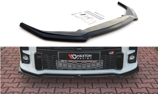 Maxton Front Splitter V.1 Toyota Gr Yaris Mk4 - Gloss Black