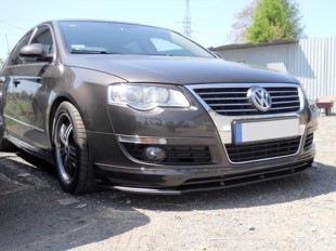 Maxton Front Splitter VW Passat B6 Votex - Gloss Black