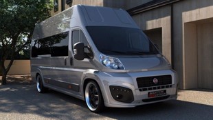 Maxton Front Bumper Fiat Ducato Iii With Led - Not primed