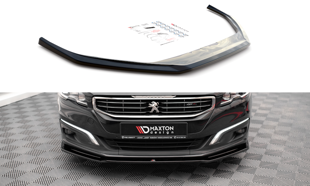 Maxton Front Splitter V.2 Peugeot 508 Gt Mk1 Facelift - Gloss Black
