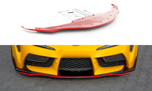 Maxton Front Splitter V.3 Toyota Supra Mk5 - Gloss Black