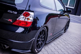 Maxton Side Skirts Diffusers Honda Civic Ep3 (Mk7) Type-R/S Facelift - Gloss