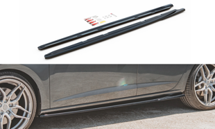 Maxton Side Skirts Diffusers V.5 Seat Leon Cupra / Fr Mk3 Fl - Gloss Black