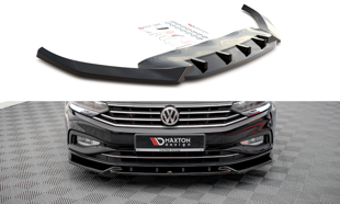 Maxton Front Splitter V.2 Volkswagen Passat B8 Facelift - Gloss Black