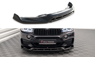 Maxton Front Splitter V.3 BMW X6 M-Pack F16 - Gloss Black