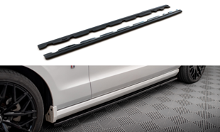 Maxton Side Skirts Diffusers Ford Mustang Mk5 Facelift - Gloss Black