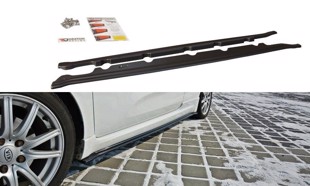 Maxton Side Skirts Diffusers Kia Cee'D / Pro Cee'D Gt Mk2 - Gloss Black