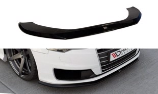 Maxton Front Splitter Audi A6 Ultra C7 Fl - Gloss Black