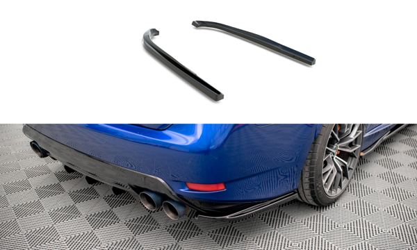 Maxton Rear Side Splitters Lexus Gs F Mk4 Facelift - Gloss Black