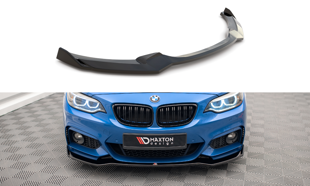 Maxton Front Splitter V.1 BMW 2 M-Pack F22 - Gloss Black