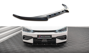 Maxton Front Splitter V.2 Kia Ev6 Gt-Line Mk1 - Gloss Black