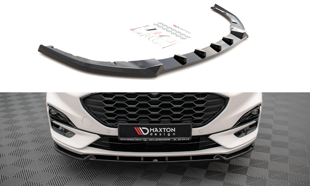 Maxton Front Splitter Ford Kuga St-Line Mk3 - Gloss Black