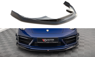 Maxton Front Splitter V.2 Porsche 911 Carrera Aero 992 - Gloss Black
