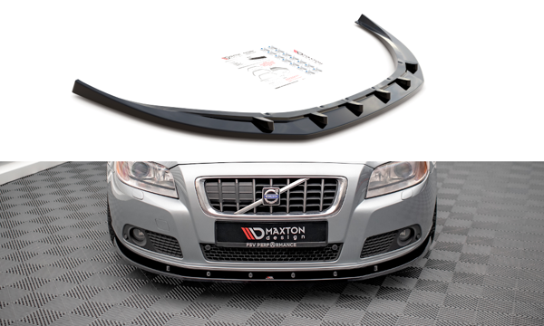 Maxton Front Splitter V.1 Volvo V70 Mk3 - Gloss Black