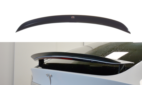 Maxton Spoiler Extension V.2 Tesla Model X - Gloss Black