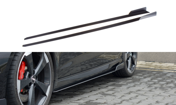 Maxton Racing Side Skirts Diffusers V.2 Audi Audi RS3 8V Fl Sportback