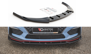 Maxton Front Splitter V.5 Hyundai I30 N Mk3 Hatchback/ Fastback - Gloss Black
